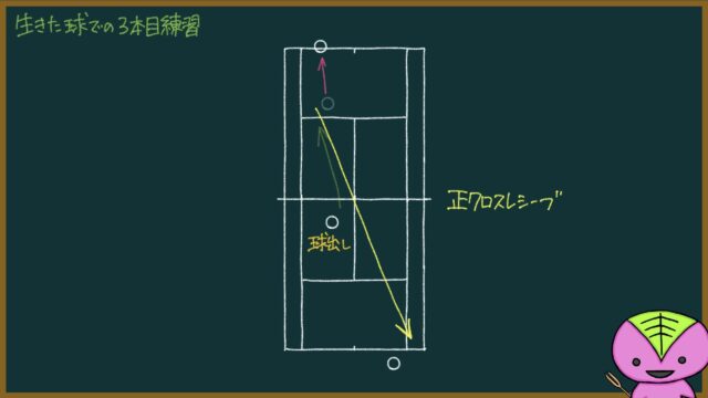 【533ページ目】前衛と後衛で一緒にできる練習（生きた球での3本目：後衛レシーブ）【もちおのソフトテニスノート】