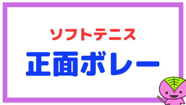 【575ページ目】正面ボレーまとめ